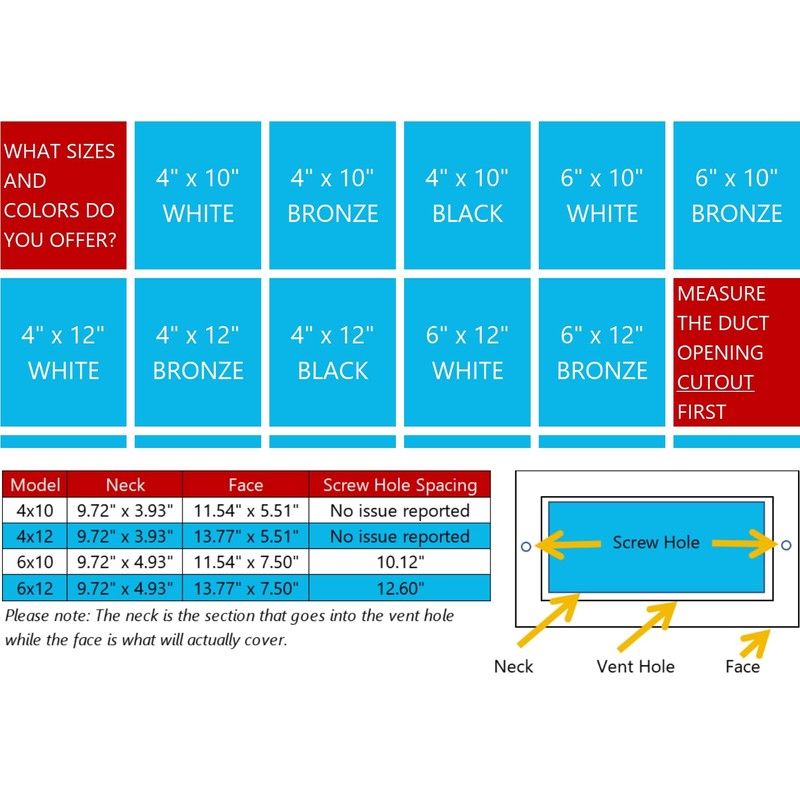 VELLEE VELLEE Quiet Register Booster Fan Fits 6" x 12"
