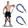 HOTWAVE Resistance Bands for Portable Gym,Push Up Board and Pilates
