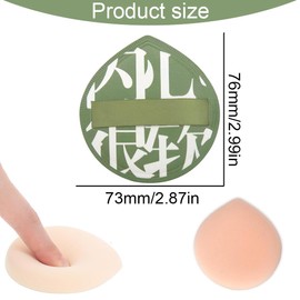 SGERUFZ 6 Stück Make-up-Schwamm für Foundation Puderquaste Große Make-up-Kissen Powder Puff Waschbar Beauty Blender Weich Schwämmchen für Flüssigkeit Kosmetik Lose Puder