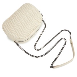 Miss Lulu Women's Shoulder Bag, Crossbody Bag, Women's Bag, Handbag, Women's Shoulder Bag, Tassel Decoration Handbag, Women's Small, Golden Hardware, 2-3 beige