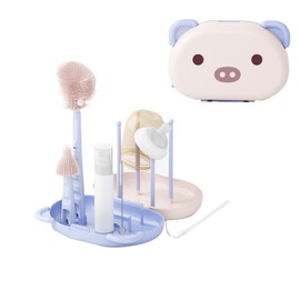 Travel Baby Bottle Brush Purple