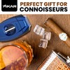 XIKAR Flip Dual Cigar Cutter - Versatile 64-Ring Gauge V-Cut