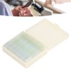 25PCS Microscope Slides Optical Glass Cover Transparent Slide Set for