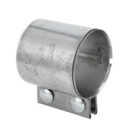 Hihaha Exhaust Pipe Clamp/Exhaust Muffler Tube Joint for Car Truck/Durable Stainless Steel 3.15" 87mm / 1 Pc Silver Tone