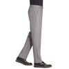 Van Heusen Men's Flex Straight Fit Flat Front Pant, Silver