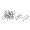 sourcingmap Compression Spring,304 Stainless Steel,8mm OD,0.8mm Wire Size,15mm Free Length,Silver