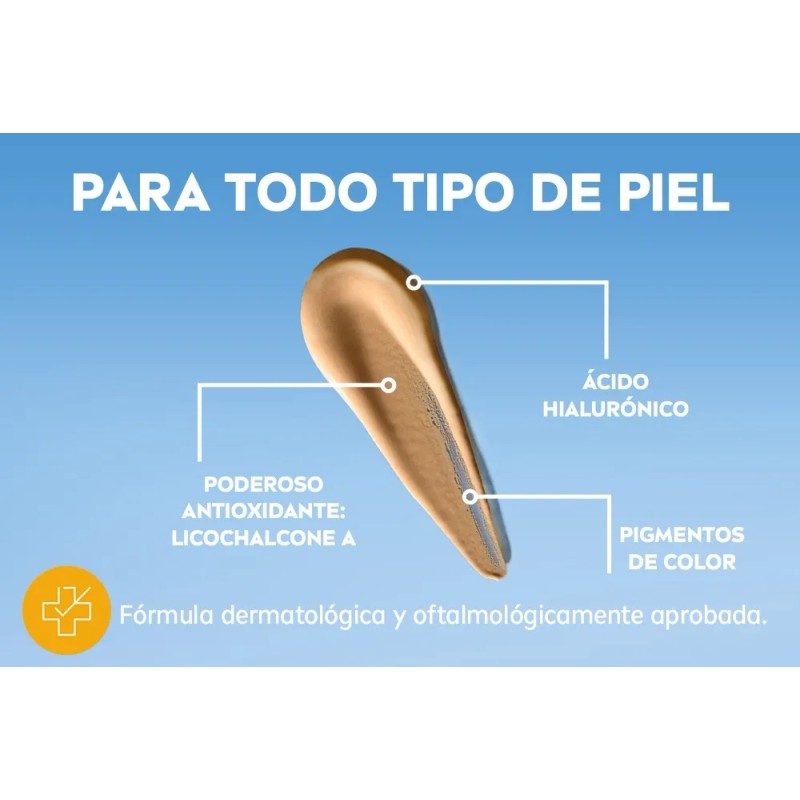 Protector Solar Facial NIVEA SUN Fluido Diario Tono Medio +
