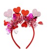 Lanhuiddup Valentine's Day Heart Headband - Romantic Festival Decoration for