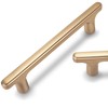 POVEFONK 10 Pack 3-3/4 inch(96mm) Champagne Copper Kitchen Cabinet Handles