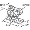 Prime-Line N 6847 Pocket Door Roller Assembly, 3/4 In., Flat,