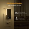 Lyridz Plug-in LED Rotatable Night Light with Motion Sensor, Dimmable