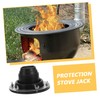 BESPORTBLE Stainless Steel Scald Ring for Tent Grill Chimney Fireproof