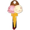Lucky Line Products Ice Cream House Key Blank Double sided