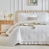Ruffles Quilt Set Queen Size 96 * 96in - 3