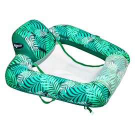 Aqua Zero Gravity Pool Chair Float – Inflatable, Heavy Duty Adult Pool Chair for Floating – Blue Teal