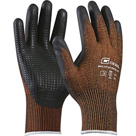 Arbeitshandschuh MULTI FLEX WINTER LITE | Größe 11 (XXL) | braun/schwarz | mit Thermo-liote Faser | kätlteisolierend | 1 Paar
