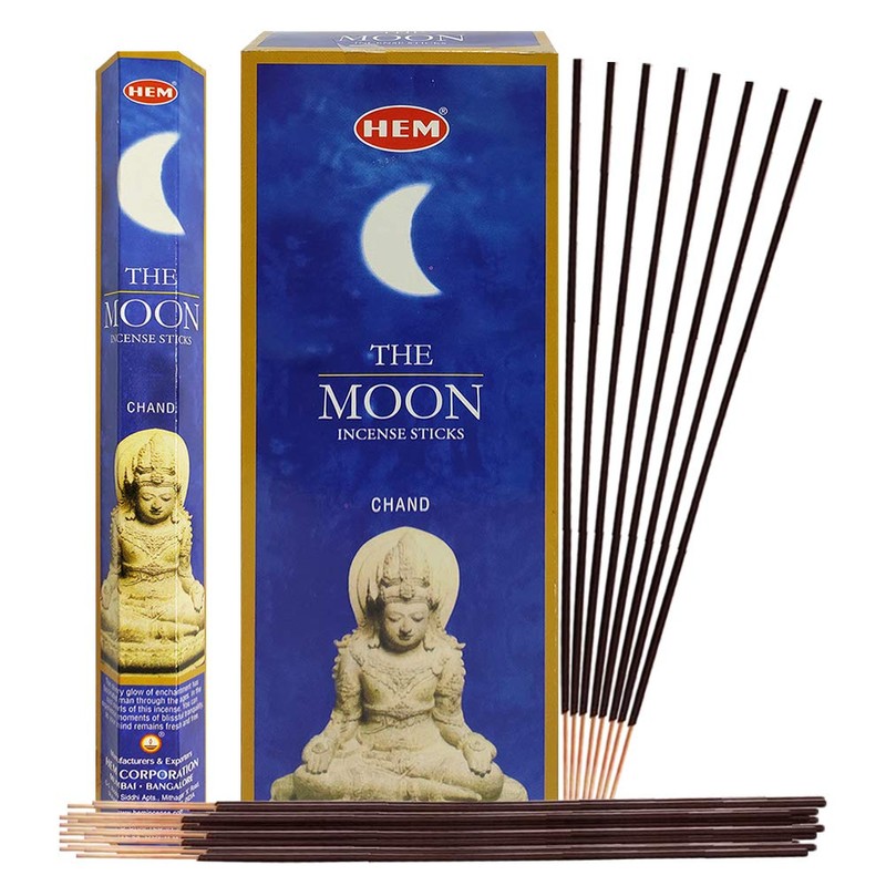 The Moon Incense Sticks and Incense Stick Holder Bundle Insence