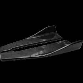 dtangor For Toyota Camry Corolla Avalon Rear Bumper Side Splitter Lip Gloss Black