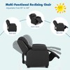 HONEY JOY Kids Recliner, 2-in-1 Toddler Lounge Chair with Armrest