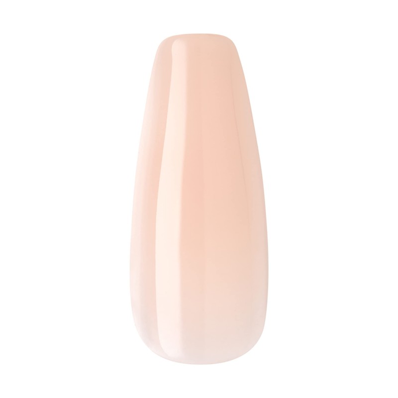 KISS Bare but Better Glue-On Nails Glossy Beige Nude Long