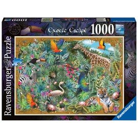 Ravensburger Exotic Escape 1000 Piece Jigsaw Puzzle for Adults - 16827 - Every Piece is Unique, Softclick Technology Means Pieces Fit Together Perfectly