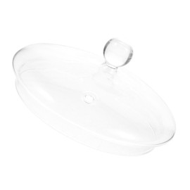 Mikinona High Borosilicate Glass Soup Pot Lid Cooking Lid Excellent Heat Resistance for Stew Noodle Pots