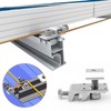Pack of 6 Earth Clamp Aluminium, FUKPO Solar Panel Bracket