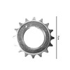 Ubric Single Speed Bicycle Freewheel 16 Teeth Flywheel 1/2 X