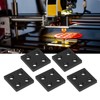 5Pcs Aluminum Profile End Cap Alloy Metal Cover Plate Linear