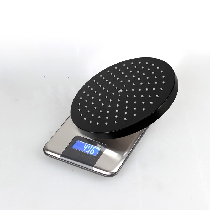 8.7 Inch Fixed Shower Head 220 cm Rainfall Swivel Ball