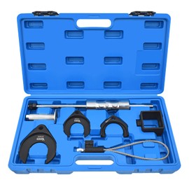 Yuesstloo Inner CV Axle Puller Removal Tool with Heavy Duty Slide Hammer, 63mm 48mm CV Joint Fork, Outer CV Joint Adapter and Steel Cable Adapter, Front Wheel Drive Axle Half Shaft Removal Tool Kit