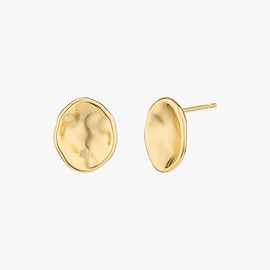 Gold&Deer 14K Goldfield Flat Wave Frame Earrings Rose Gold / 골드앤디어 14K 골드필드 플랫 웨이브 프레임 귀걸이 로즈골드