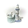 Euro Souvenirs ES17689 Maritime Lighthouse with Seagull Glitter Ball Glitter