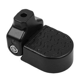 POFET 1 Pair Foldable Bicycle Pedals Aluminum Alloy Bicycle Rear Pedals for Motorcycle Mountain Bike E-Bike