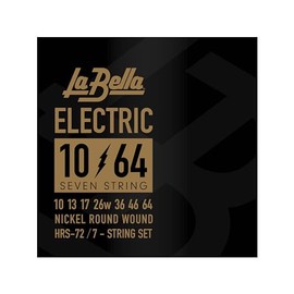 La Bella 673087 Nickel Plated Steel Wound 7 String Set for Electric Guitar