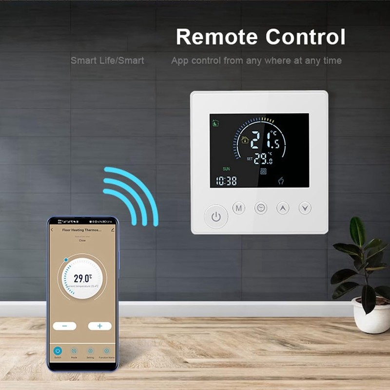 Pojedehy TUYA WiFi Thermostat Temperature Controller Water Electric Floor Heating