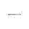 Dormer B100 High Speed Steel Hand Reamer Spiral Flute 5.50
