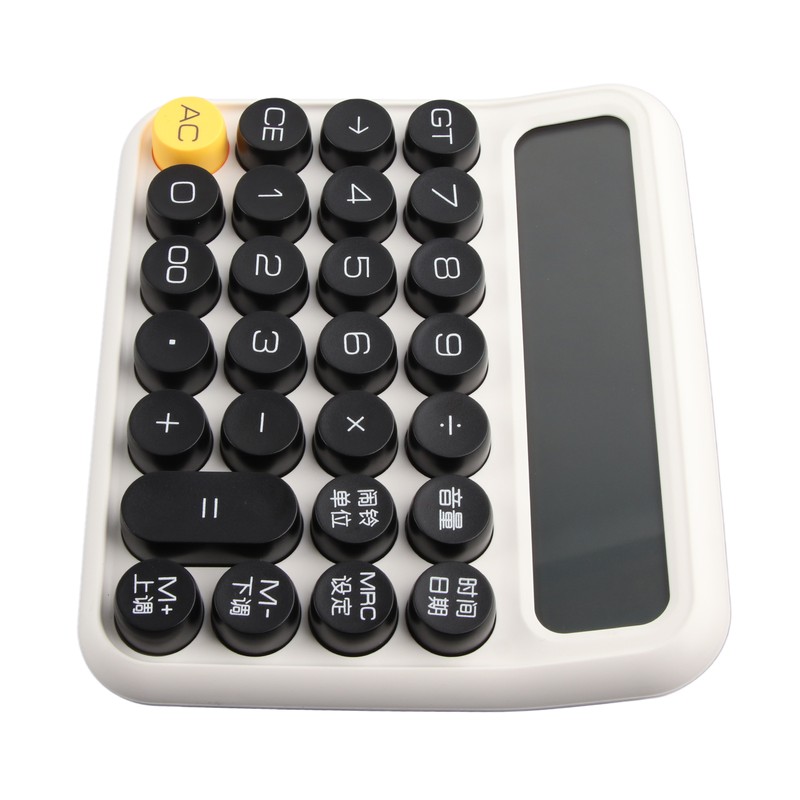 12 Digit Calculator Large LCD Display Big Button Standard Mechanical