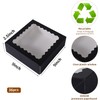 PFAMKEER 36 pcs 9x9x2.5 Inches Bakery Boxes with Window, Cake