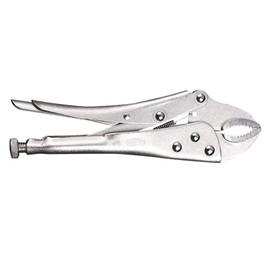 10in Locking Pliers with Easy Adjusting, C45 Steel Curved Jaw Vice Grip for Maintenance (11895)