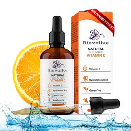 GANADOR DE LA COMPARACIÓN 2023 BIOVALLUE PREMIUM HIALURÓNICO SERUM 100ML  VITAMINA A  VITAMINA C  VITAMINA E ALOE VERA ACEITE DE JOJOBA  ACEITE DE... 
