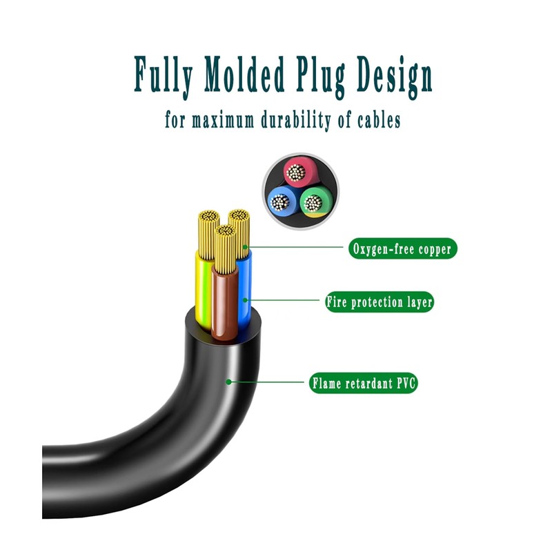 Amplifier Gaming PC Power Cable Compatible for iBuyPower HP Dell