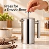 350mL Double-Wall 304 Stainless Steel French Press Coffee Maker with