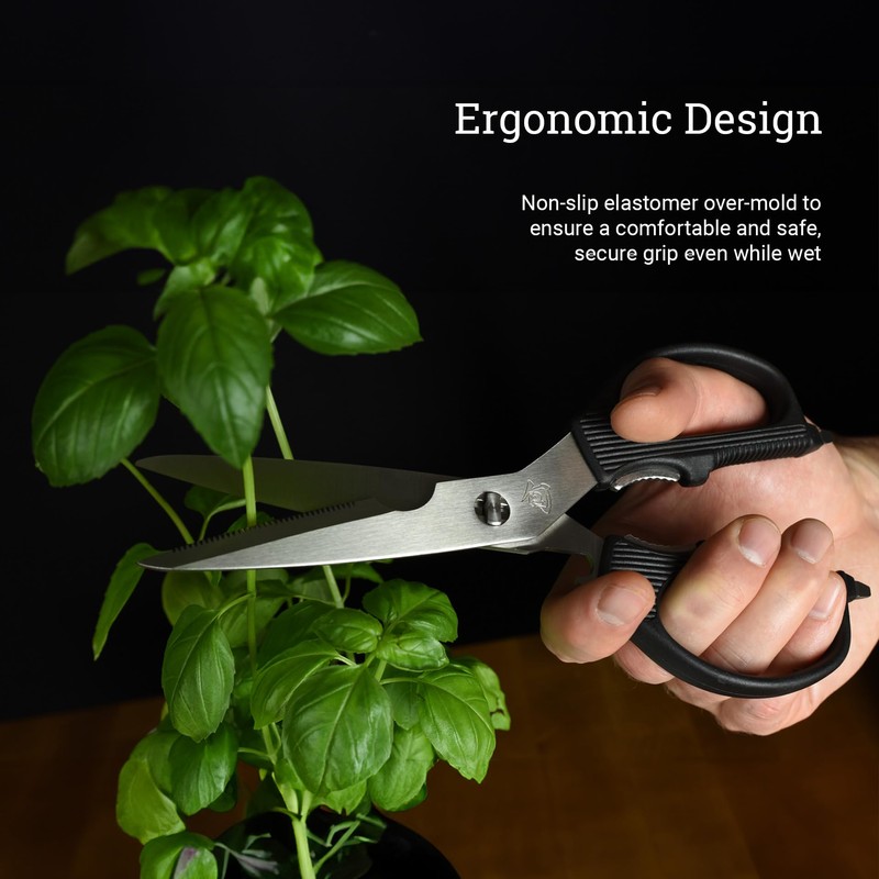 Shun Multi Purpose Kitchen Shears, Heavy Duty Cooking Scissors, Durable