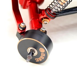 OGRC Brass Knuckles Heavy Duty Front Steering Knuckles for 1/24 Axial SCX24 C10 JLU Gladiator Bronco Deadbolt Upgrades Parts -19.5g/Pc