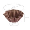 Gobel 271641 Box mit 6 Backform Mini Brioches Boden flach Antihaftbeschichtung Ø