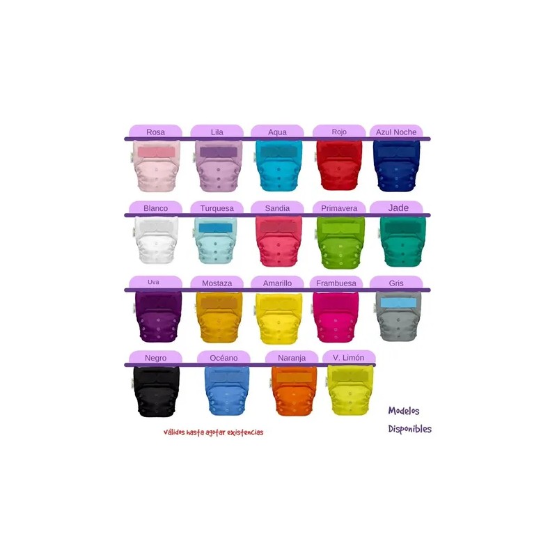 Pañales Ecológicos De Tela Ecopipo Filtro De Bambú 20 Pack