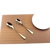Uniturcky Silversmiths 20 Piece Beacon Flatware Set, Copper Mirror/Rose Gold,