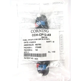 Generic Corning CCH-CP12-A9 Fiber Optic Adapter Panel, 6 LC Duplex OS2 SM Singlemode