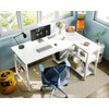 Casaottima L Shaped Computer Desk, 48 Inch Small Corner Desk